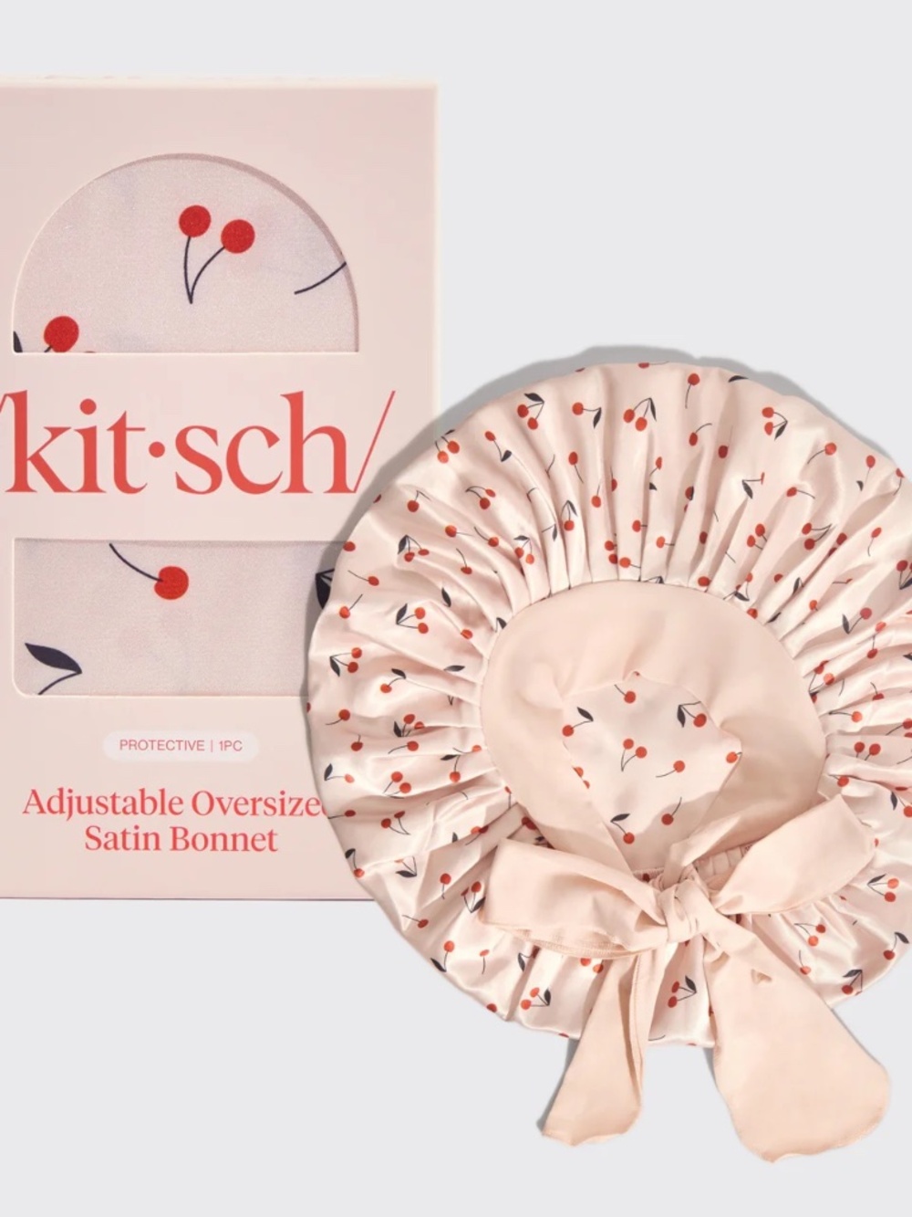 KitSch Sleep Bonnet Limited Edition Cherry Print